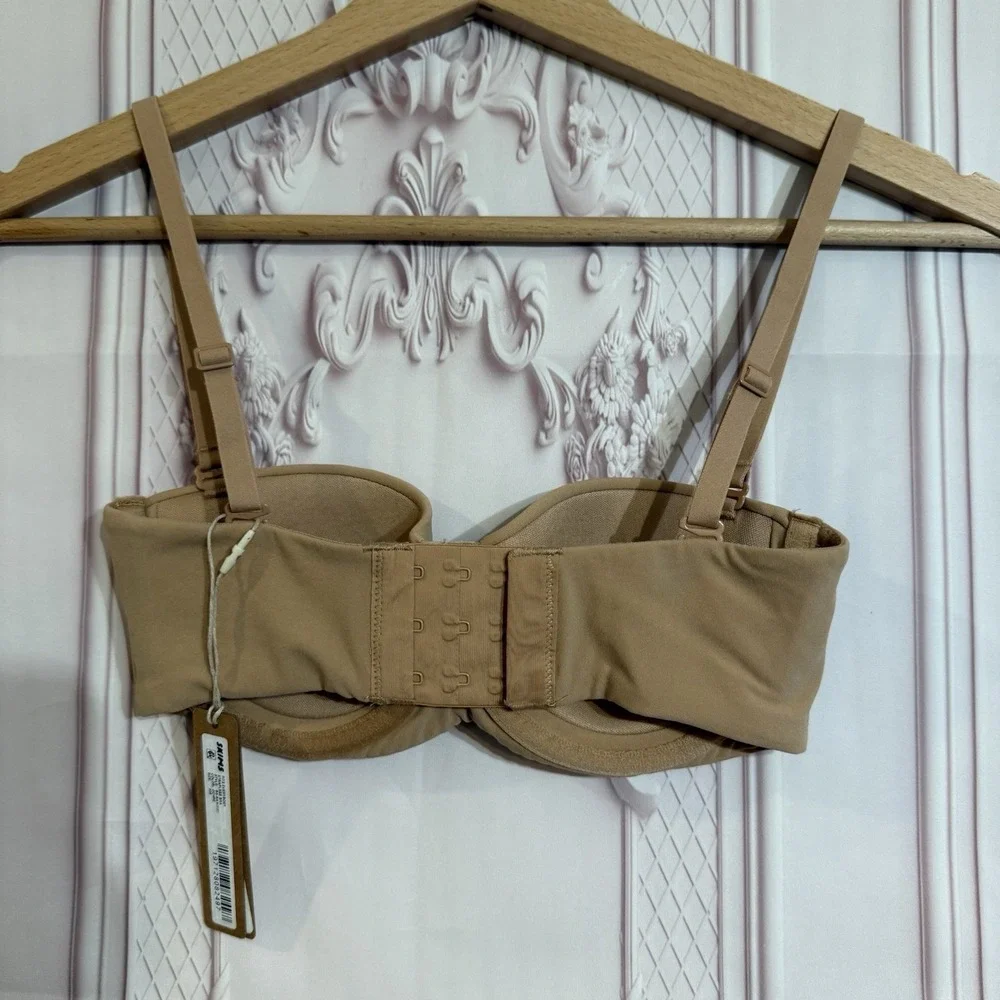 Skims Fits Everybody Strapless Bra In Ochre Size 30B Can Fit 32A NWT $54 - Picture 6 of 6